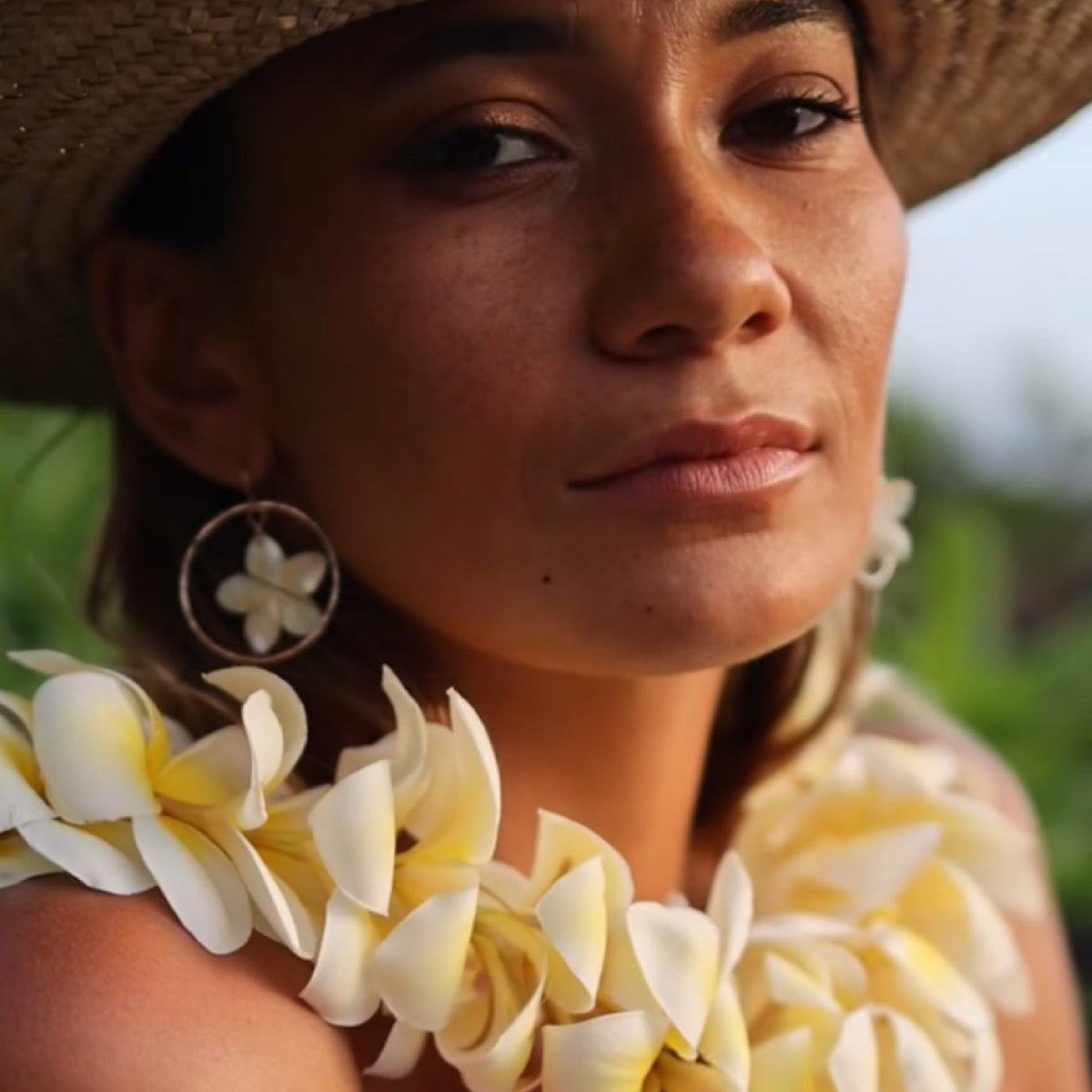 Pua Melia Hoops - 21 Degrees North Designs - 21ºN