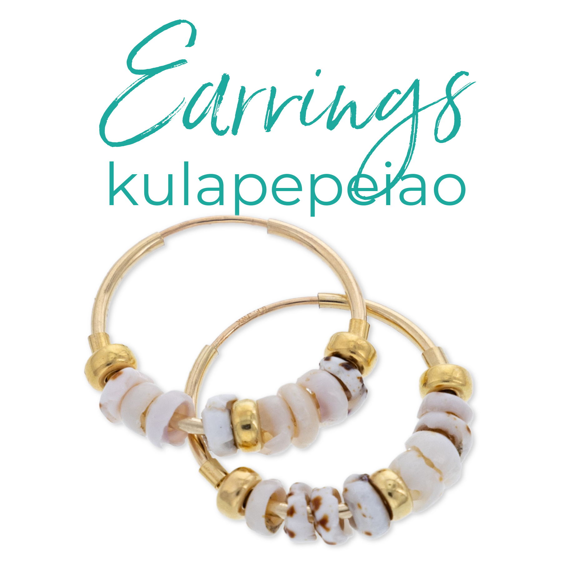 mother of pearl hibiscus hoop earrings