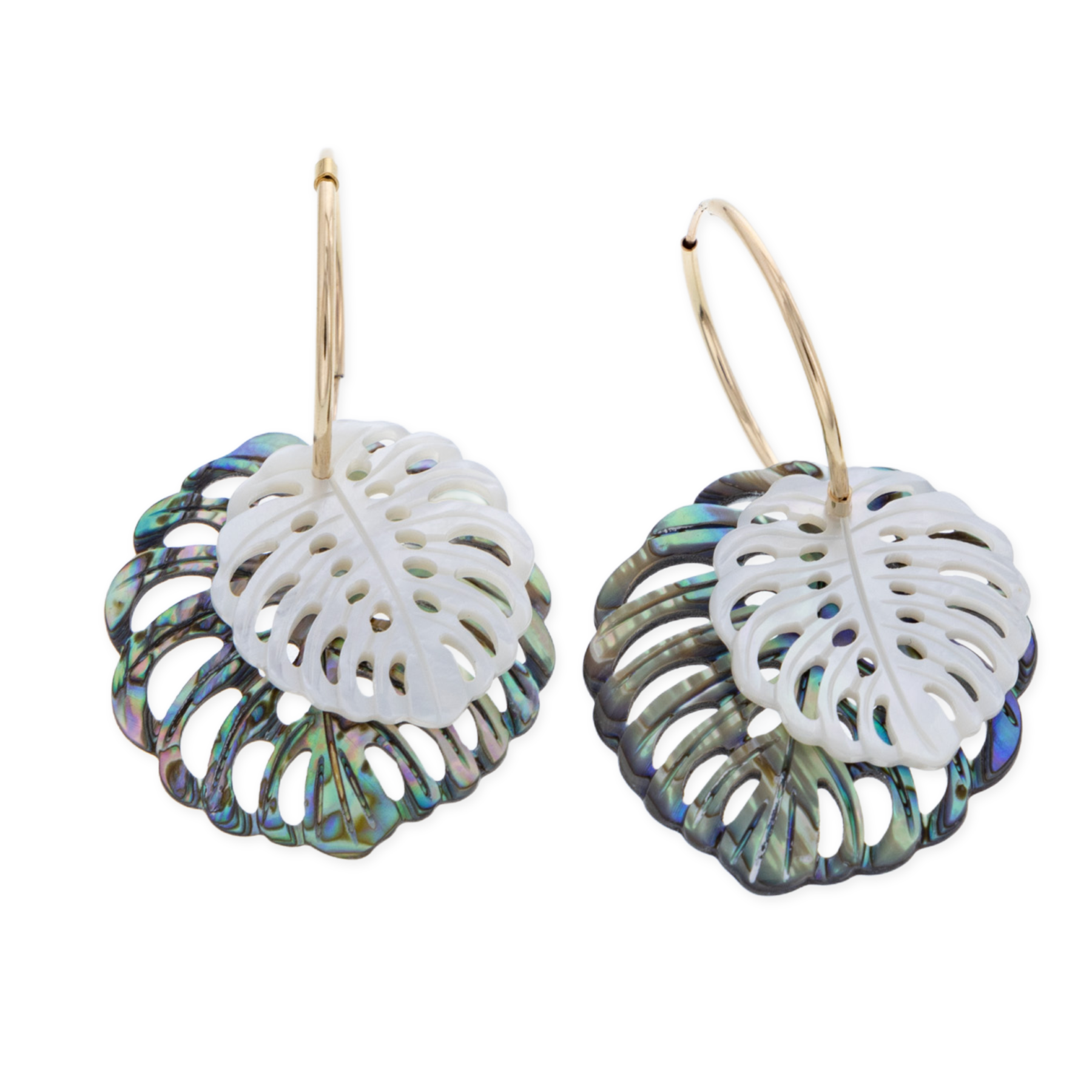 Elua Monstera Hoops