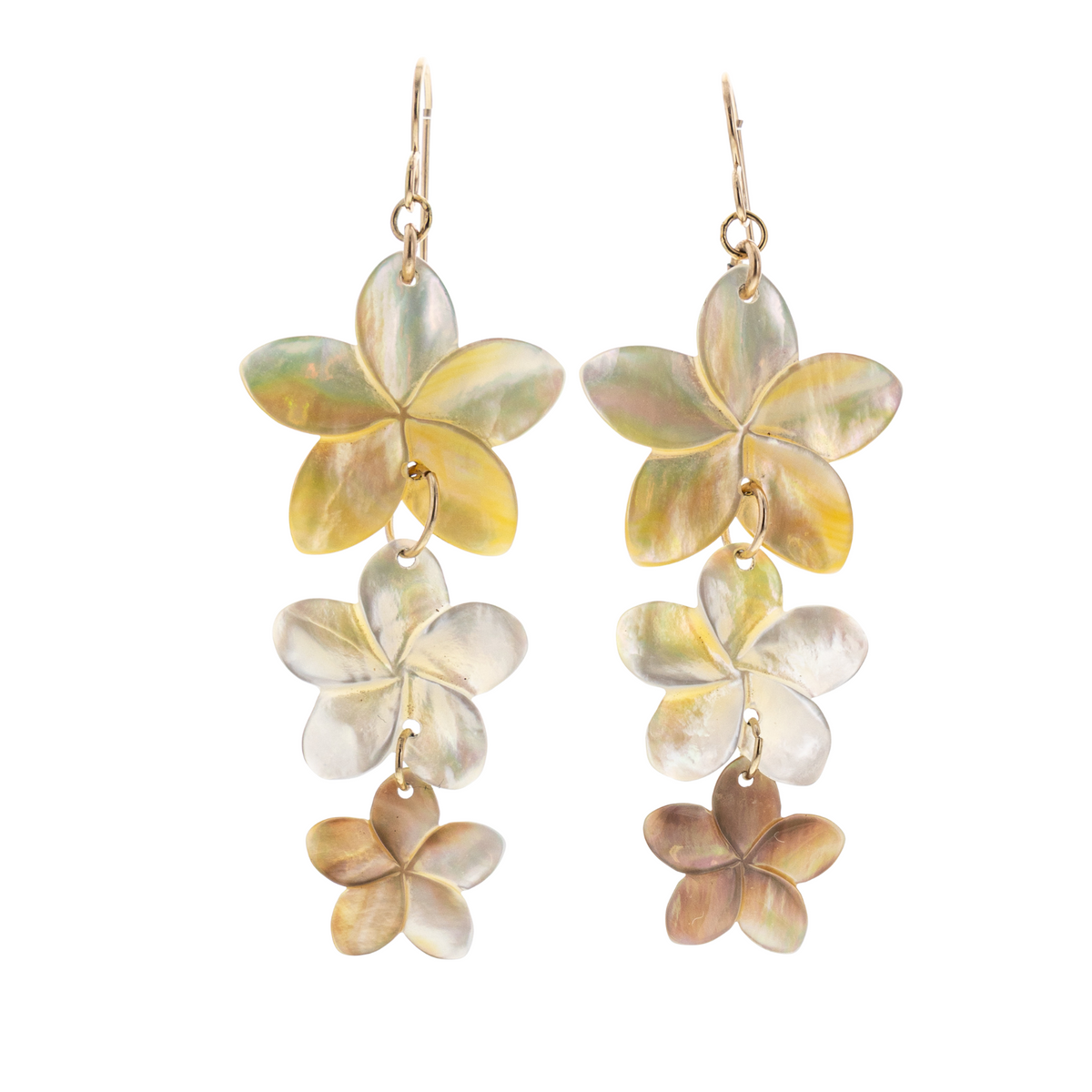 Pua Melia Lei Earrings - 21 Degrees North Designs - 21ºN