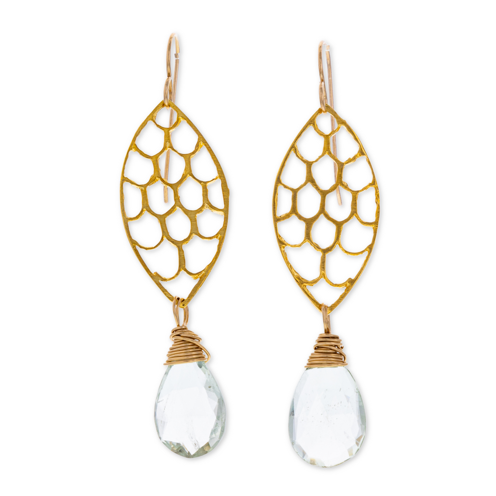 Mermaid Hoop Earrings - 21 Degrees North Designs - 21ºN