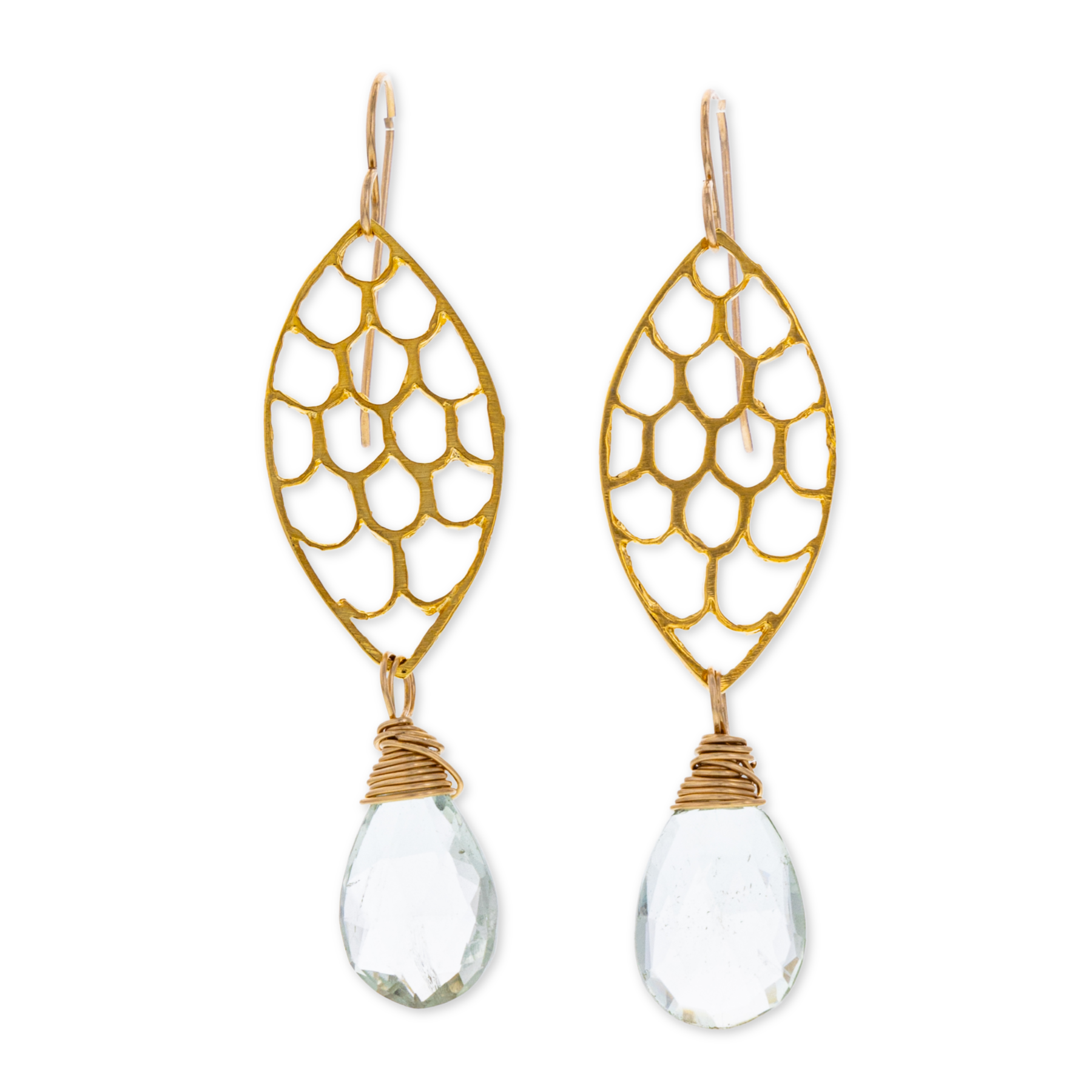 Mermaid Hoop Earrings - 21 Degrees North Designs - 21ºN