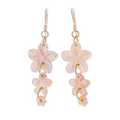 Mini Pua Melia Lei Earrings - 21 Degrees North Designs - 21ºN