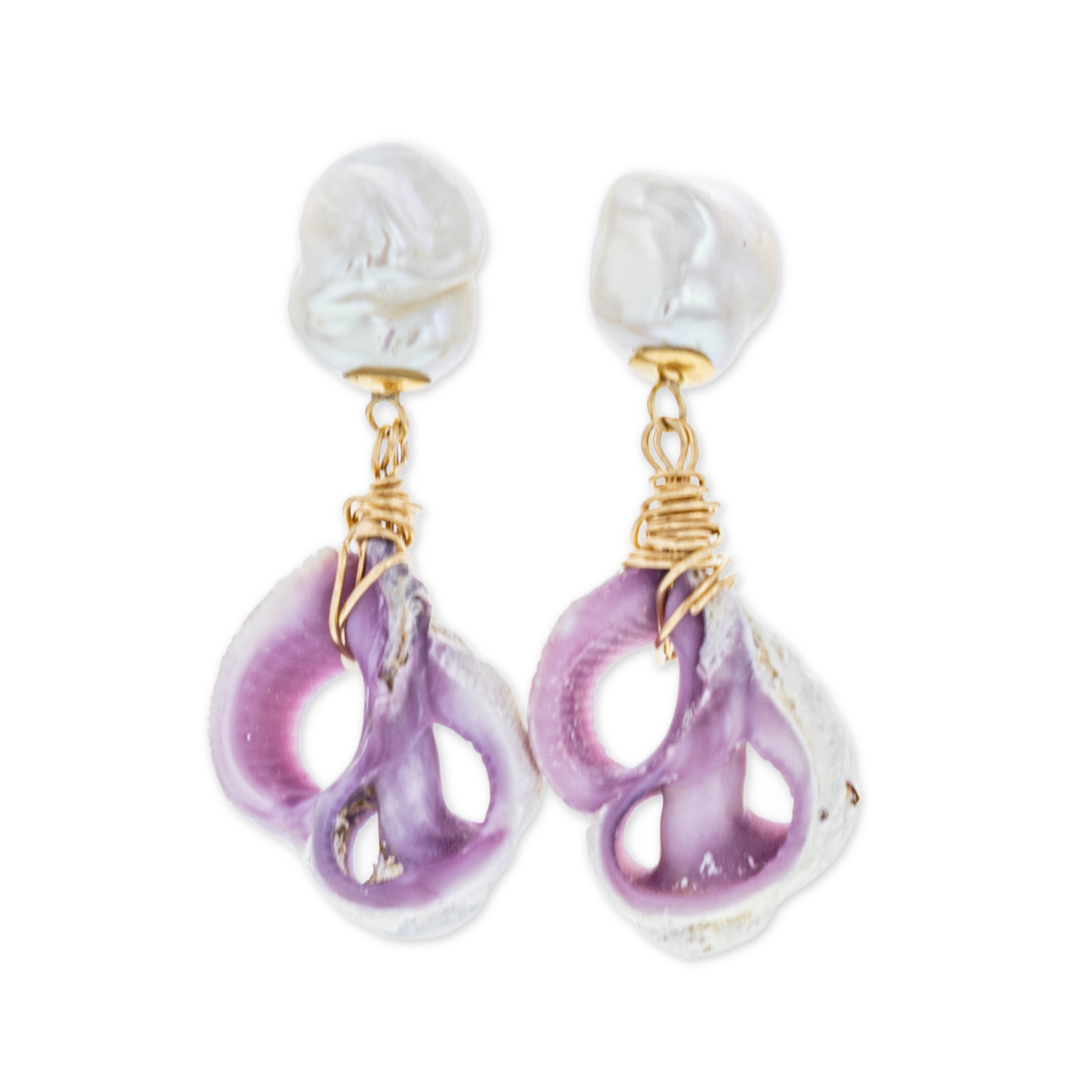 Kupu Stud Earrings - 21 Degrees North Designs - 21ºN