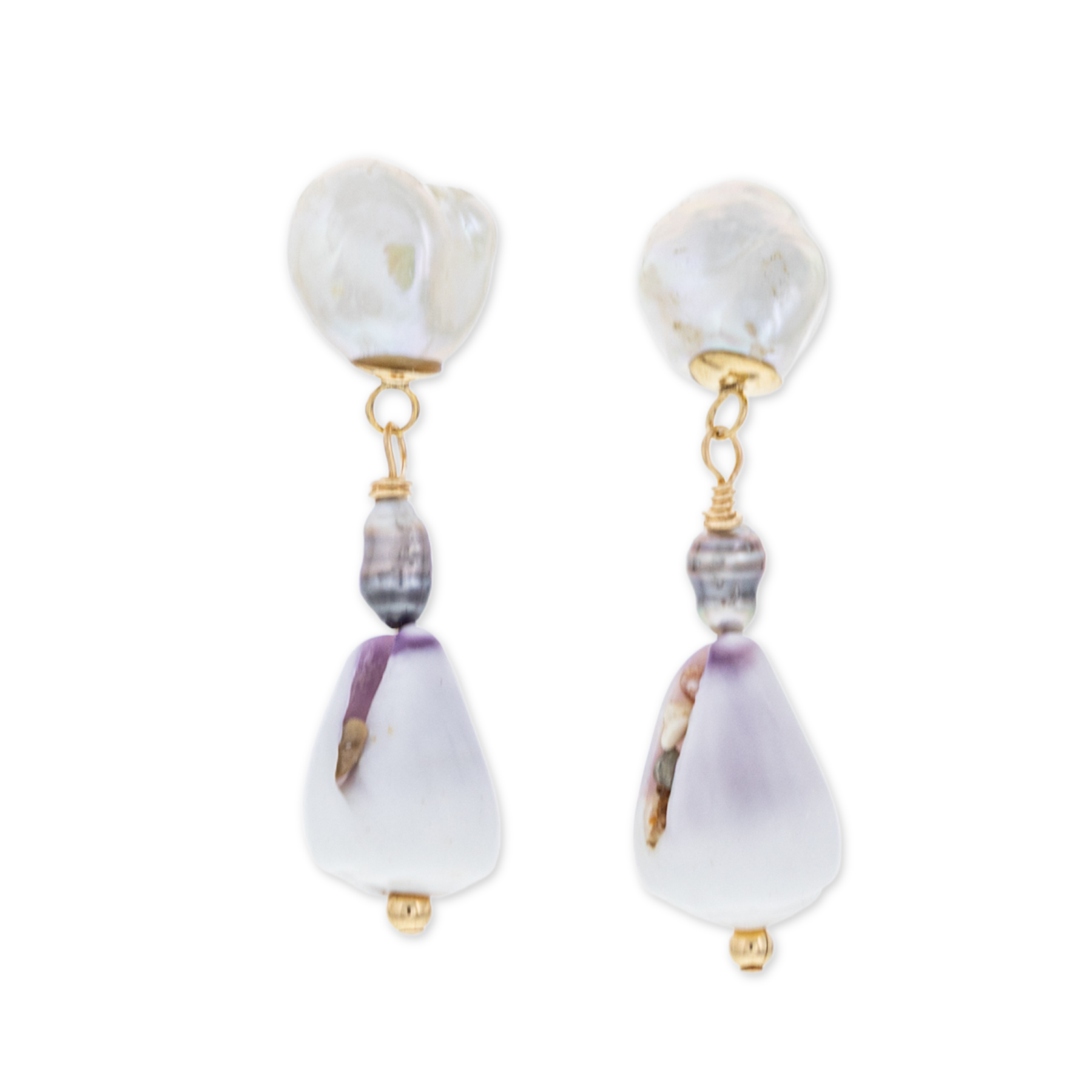 Kupu Stud Earrings - 21 Degrees North Designs - 21ºN