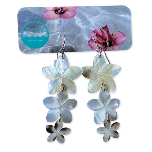 Pua Melia Lei Earrings