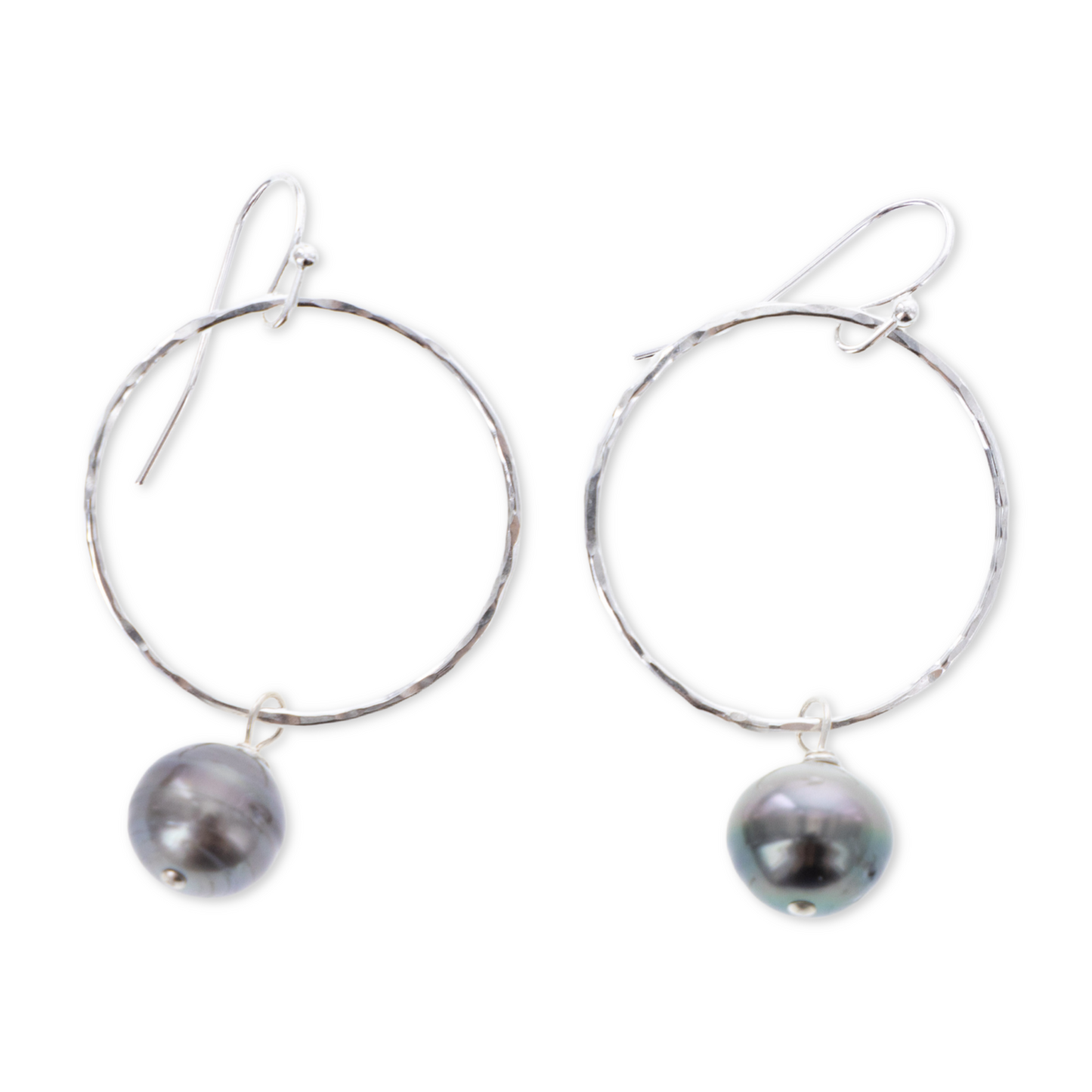 Alana Hoop Earrings - Silver - 21 Degrees North Designs - 21ºN
