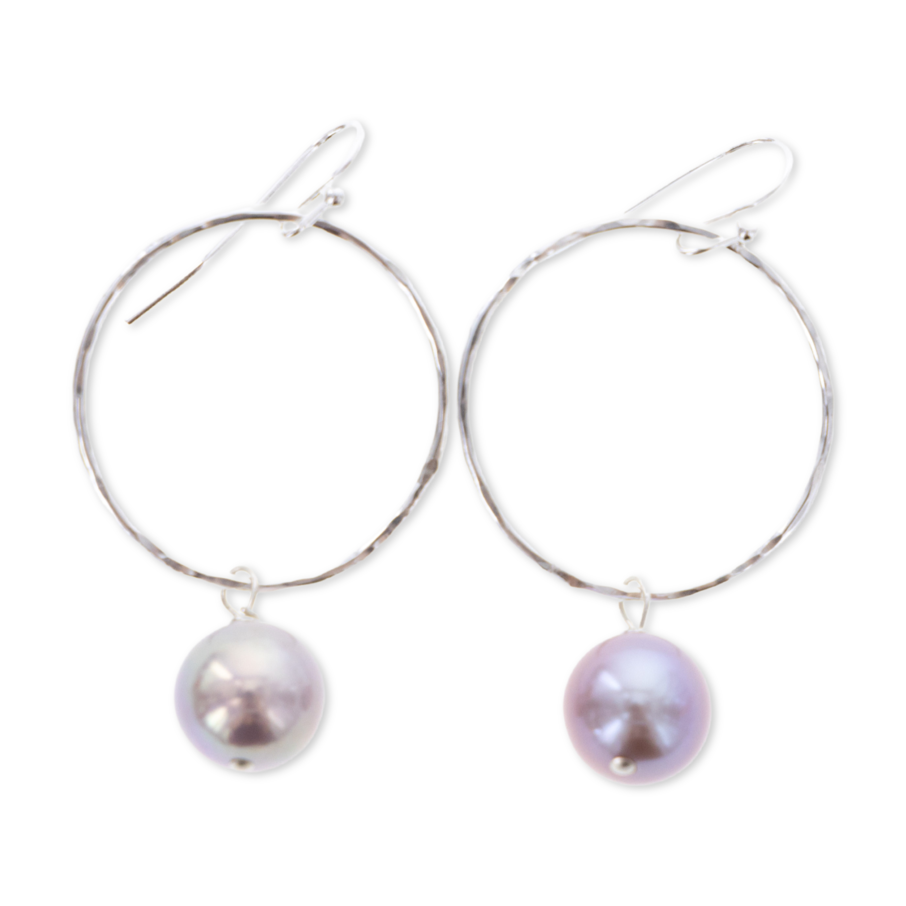 Alana Hoop Earrings - Silver - 21 Degrees North Designs - 21ºN