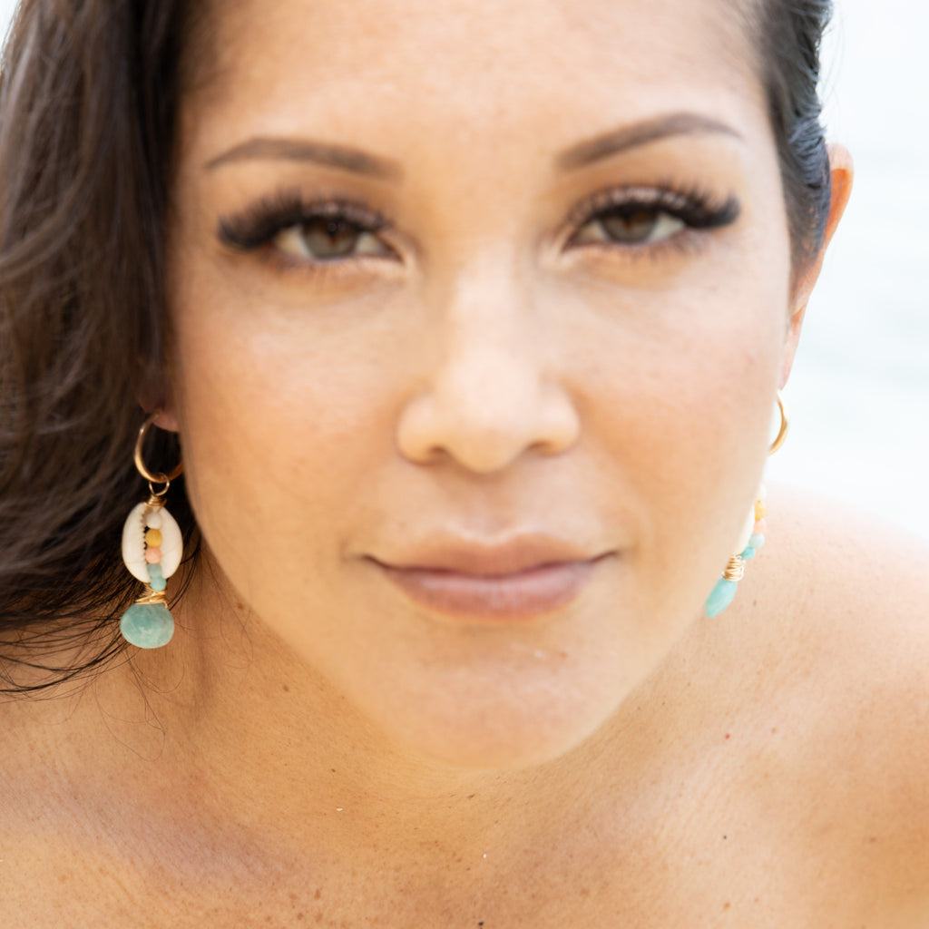 Aruarua Iti Earrings - 21 Degrees North Designs - 21ºN