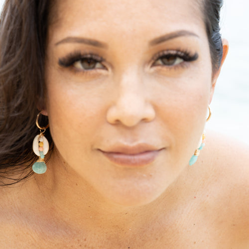 Aruarua Iti Earrings - 21 Degrees North Designs - 21ºN