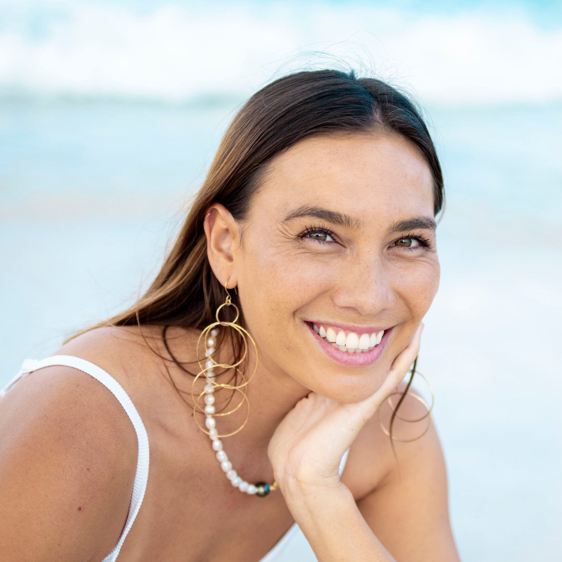 Holoholo Hoop Earrings - 21 Degrees North Designs - 21ºN