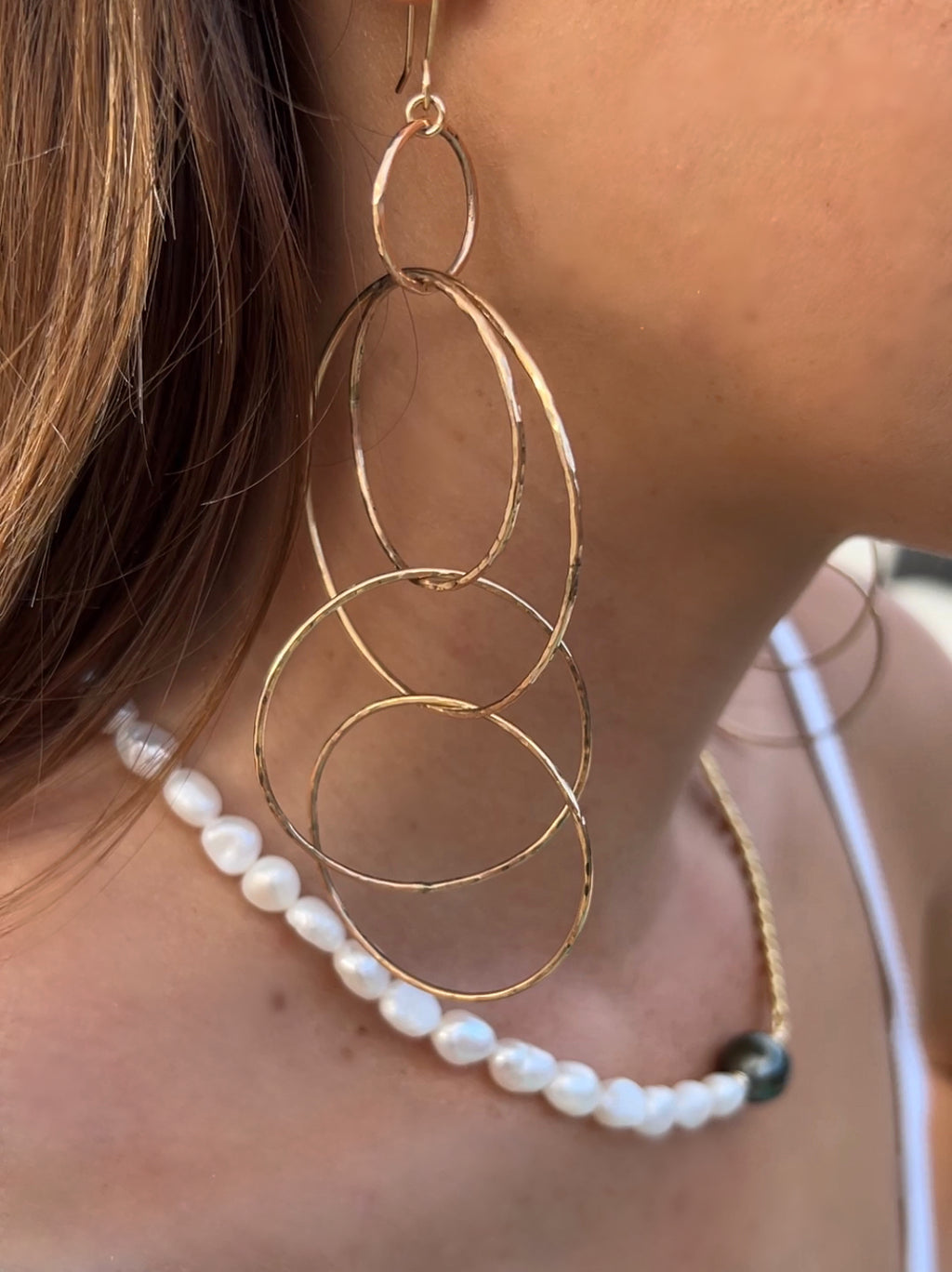 Holoholo Hoop Earrings - 21 Degrees North Designs - 21ºN