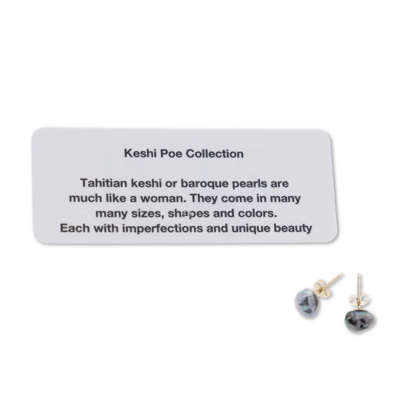 Keshi Stud Earrings - 21 Degrees North Designs - 21ºN