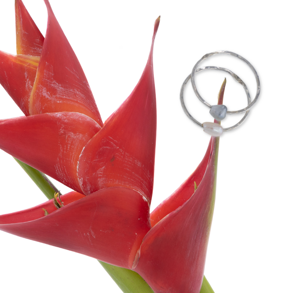 Petite Poe Ring - Silver - 21 Degrees North Designs - 21ºN