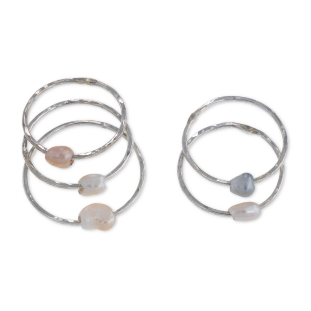 Petite Poe Ring - Silver - 21 Degrees North Designs - 21ºN