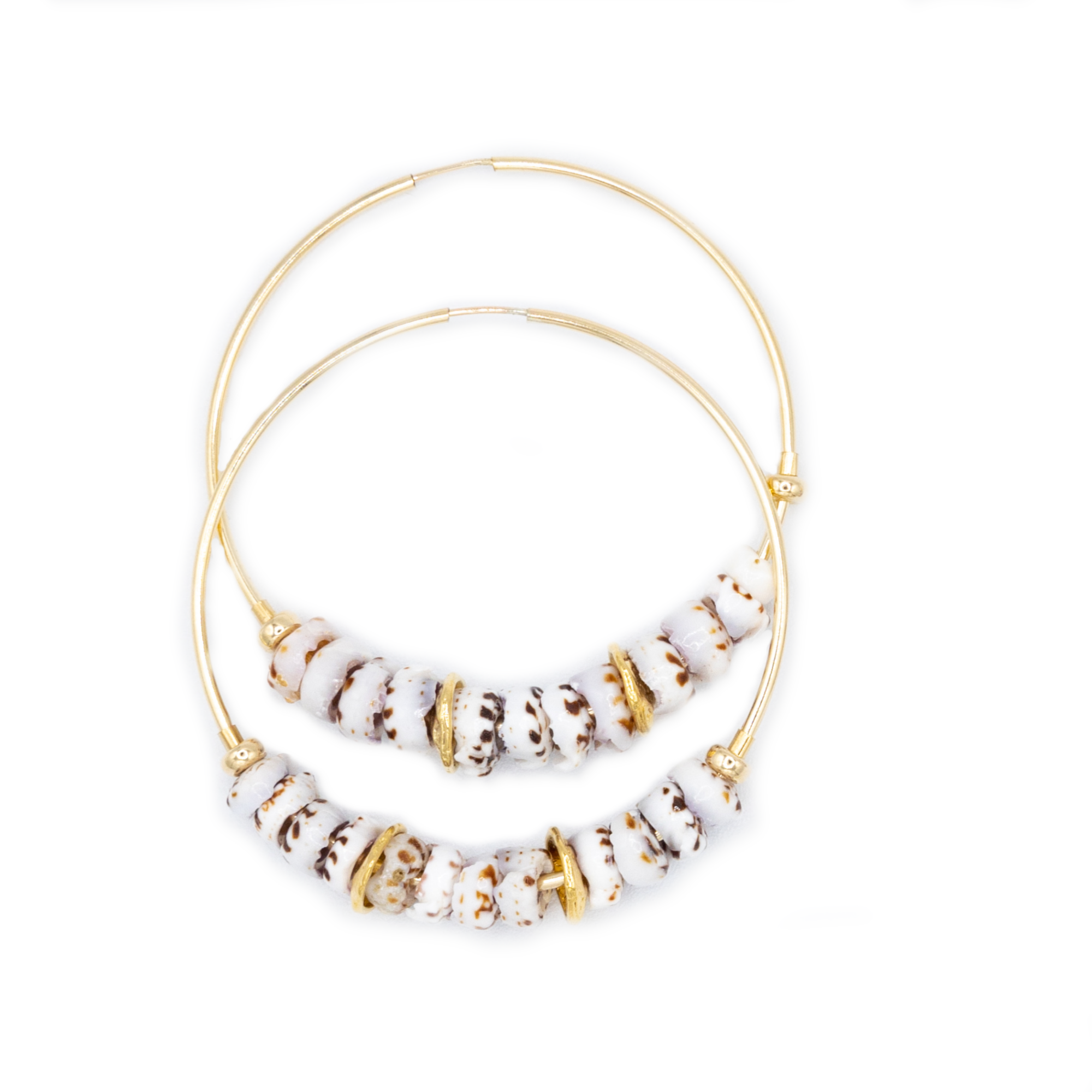 Pukanui Hoop Earrings - 21 Degrees North Designs - 21ºN