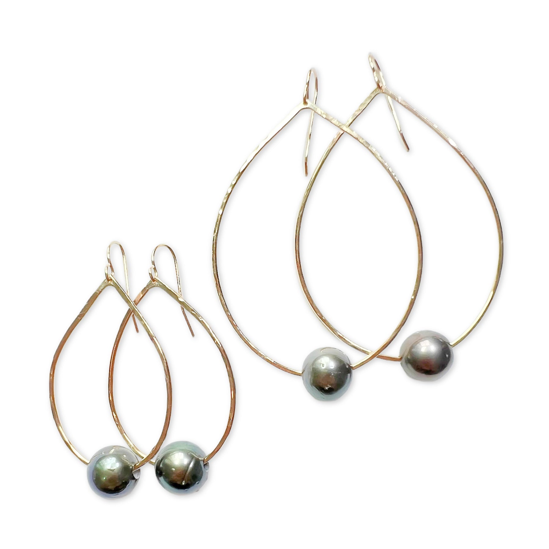 Punaluu Hoop Earrings - 21 Degrees North Designs - 21ºN
