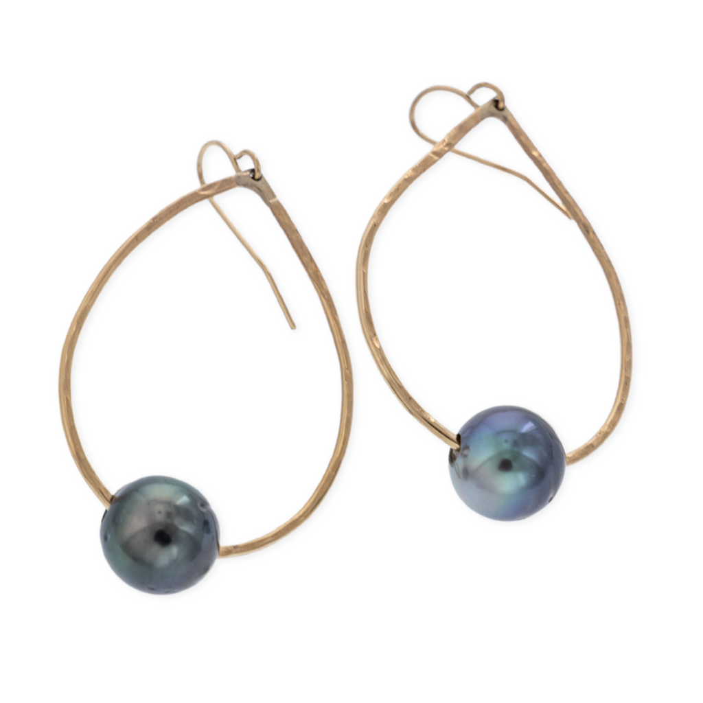 Punaluu Hoop Earrings - 21 Degrees North Designs - 21ºN