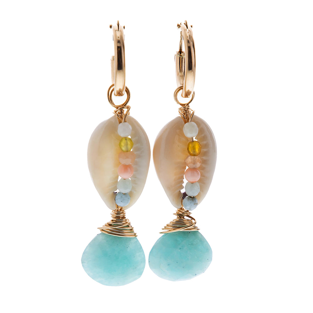 Aruarua Iti Earrings - 21 Degrees North Designs - 21ºN