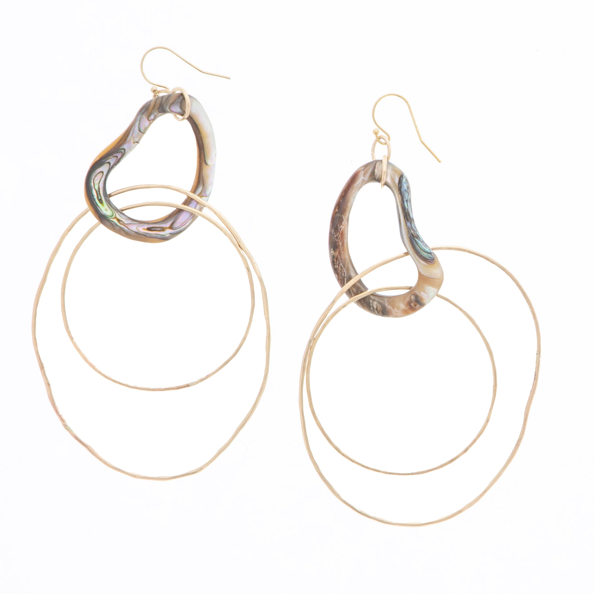 Upena Hoop Earrings - 21 Degrees North Designs - 21ºN