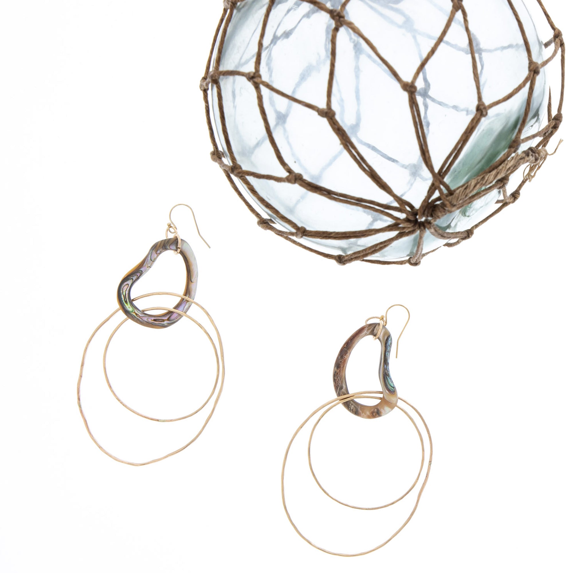 Upena Hoop Earrings - 21 Degrees North Designs - 21ºN